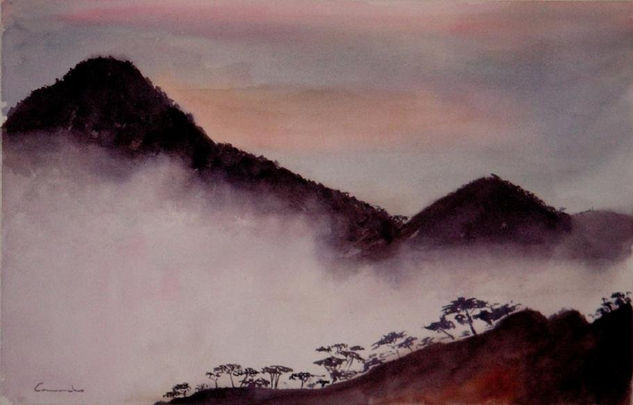 MONTAÑAS AMARILLAS (CHINA) Watercolour Paper Landscaping