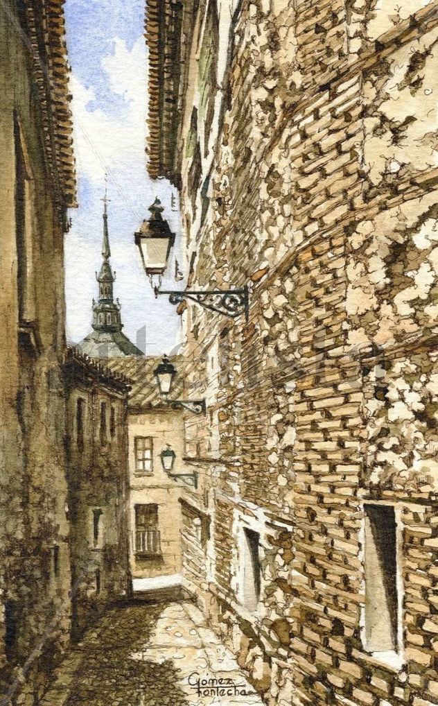 Bajando por San Clemente.Toledo.