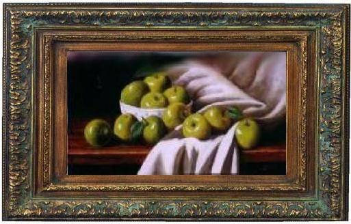 manzanas verdes Oil Canvas Landscaping