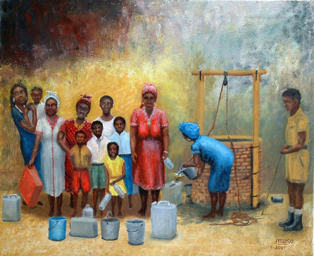 cola de agua