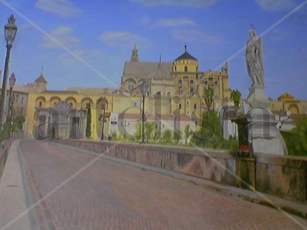 mezquita Oil Canvas Landscaping