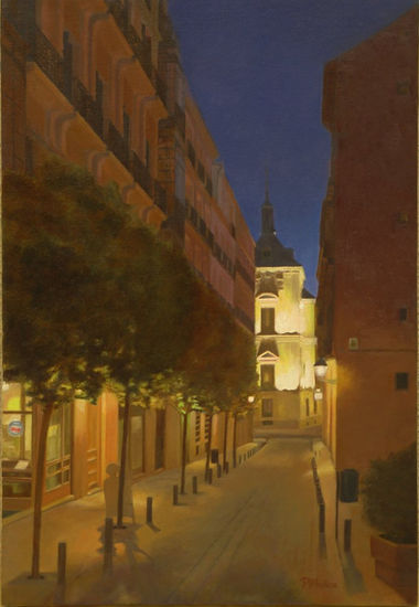 Calle Calderón de la Barca Oil Canvas Landscaping