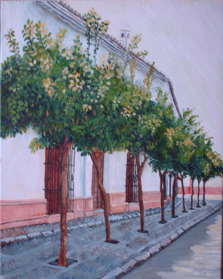 EL PASEO III Oil Canvas Landscaping