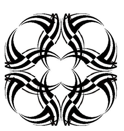 Tribal a 4 esquinas