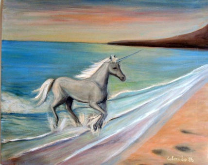 El baño del unicorneo