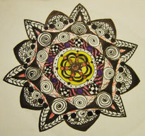 Mandala con color