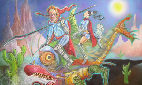 óleo - técnica mixta