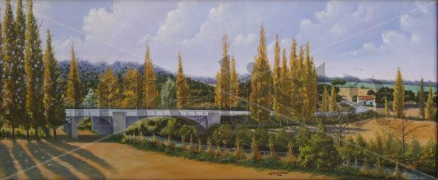 PUENTE DE LA MARMOTA Óleo Lienzo Paisaje