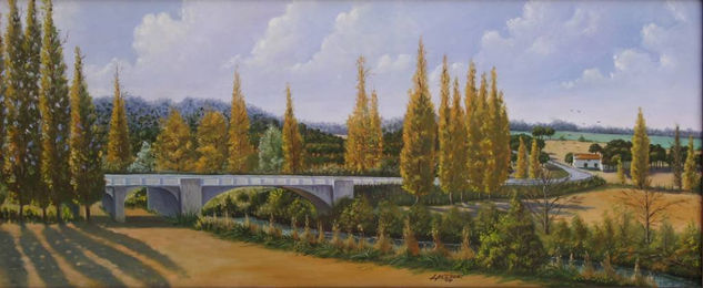 PUENTE DE LA MARMOTA Oil Canvas Landscaping