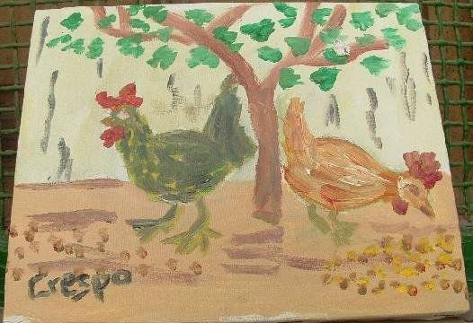 Animalesgallinas Oil Canvas Animals