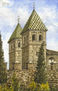 Torres de la Puerta de Bisagra.Toledo.