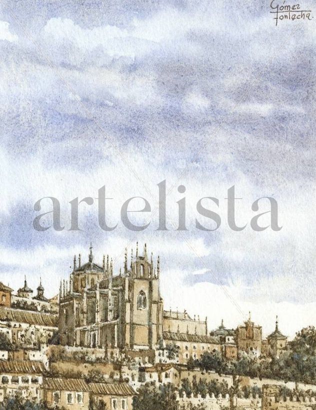 San Juan de los Reyes desde el Puente.Toledo.