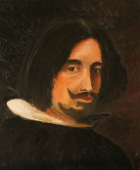 velázquez copia del auto retrato de diego velásquez Óleo Lienzo Retrato