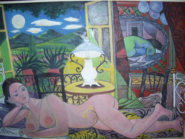 Nocturno del desnudo. 1954. Rafael Zabaleta. 