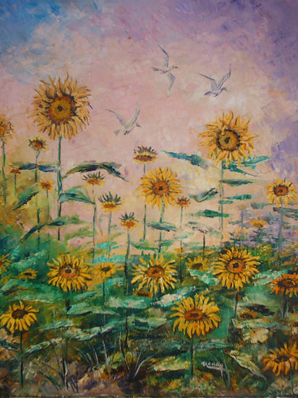 Campo de girasoles