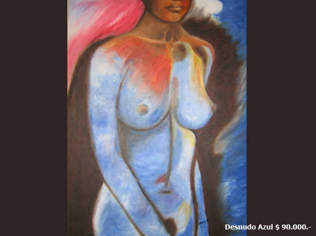 desnudo azul