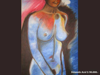 Desnudo azul