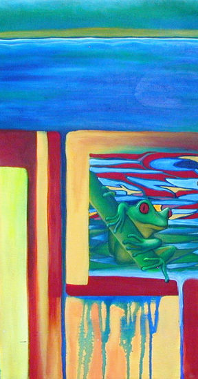 frog Oil Canvas Landscaping