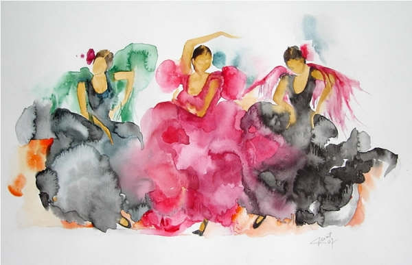 Bailan flamenco 