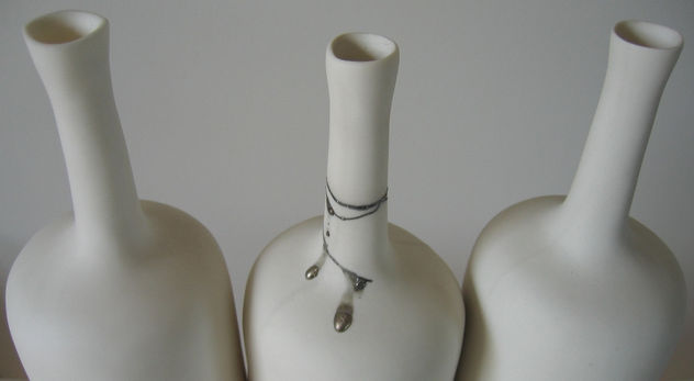 botellas de porcelana