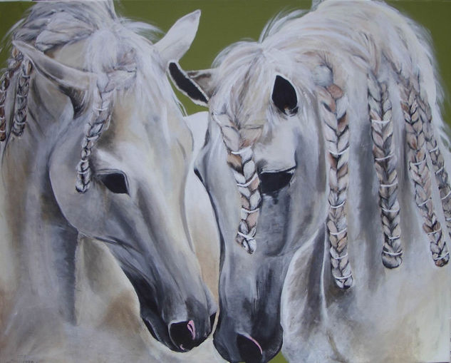 Lusitanos Acrylic Canvas Animals