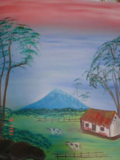 Fogata Oil Canvas