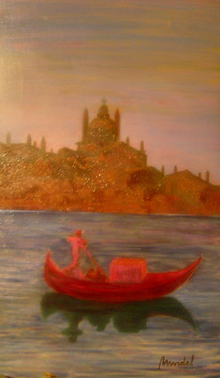 POSTAL DE VENECIA Acrylic Canvas