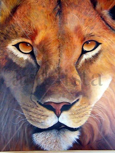 El leon de mirada...