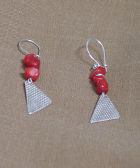 Aretes con coral