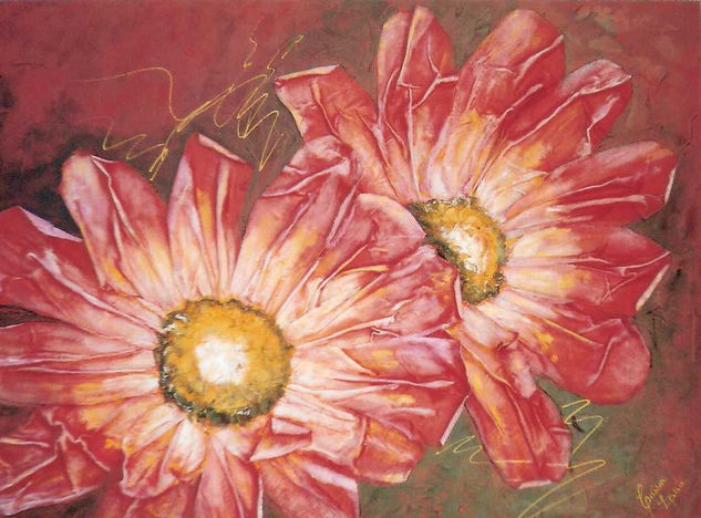 Floral III Oil Canvas Landscaping