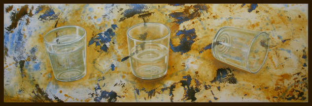 Cuidemos el agua Oil Canvas Still Life Paintings