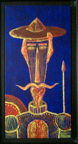 Quijote 6 Acrylic Canvas Figure Painting