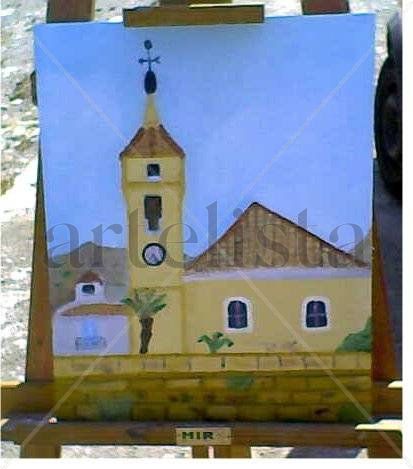 Iglesia de Santa Maria Oil Canvas Landscaping