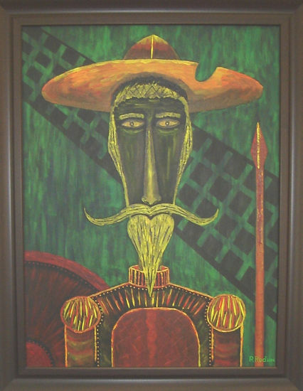 Quijote 7 Acrylic Canvas Figure Painting