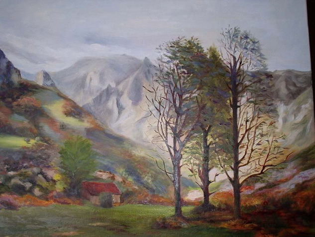Picos de Europa Óleo Lienzo Paisaje