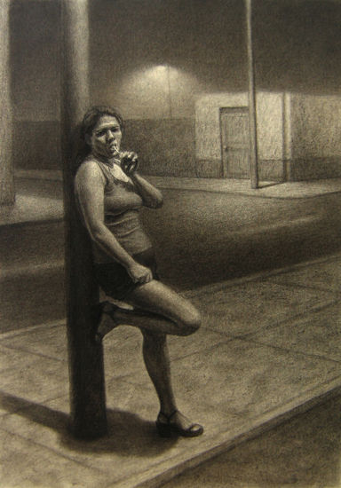 Una Desconocida en la Noche II Charcoal