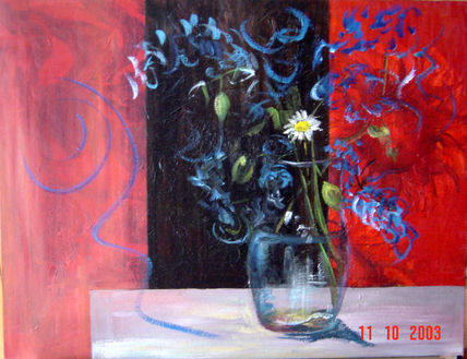 Jarron con flores