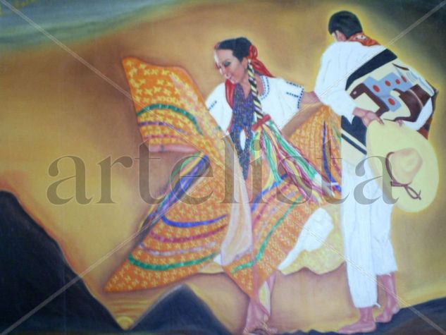 recoleccion Oil Canvas Figure Painting