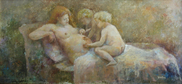 Maternidad II Oil Canvas Landscaping