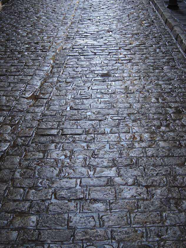 calle mojada