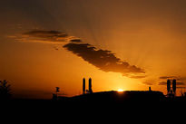 Atardecer en Vallecas