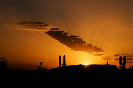 Atardecer en Vallecas
