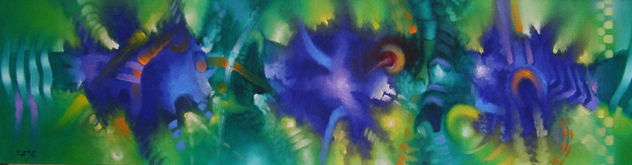 azul en verde