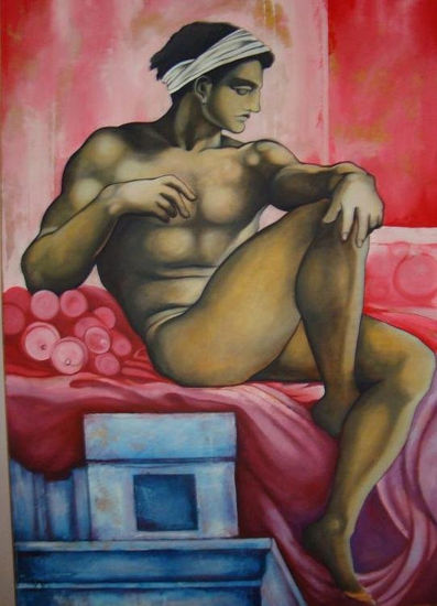 ROMANO EMPORIO Óleo Lienzo Desnudos