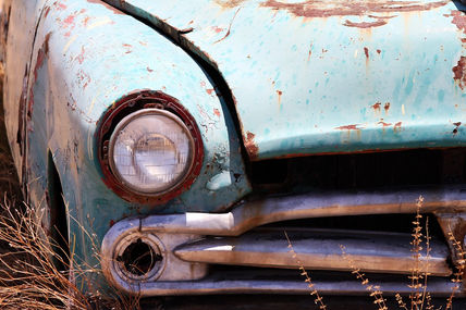 Auto azul
