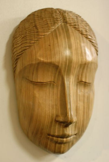 masque de paix Madera Figurativa