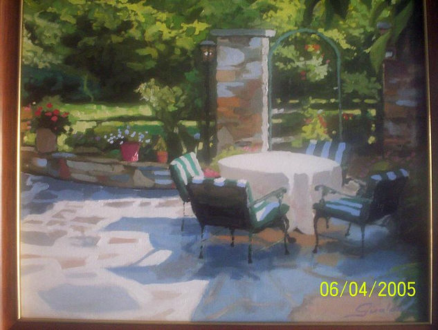 terraza Oil Canvas Landscaping