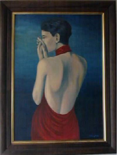 Melancolía Oil Canvas Figure Painting