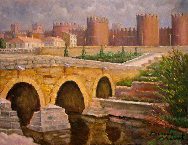 AVILA- 35 x 27 cms Oil Canvas Landscaping