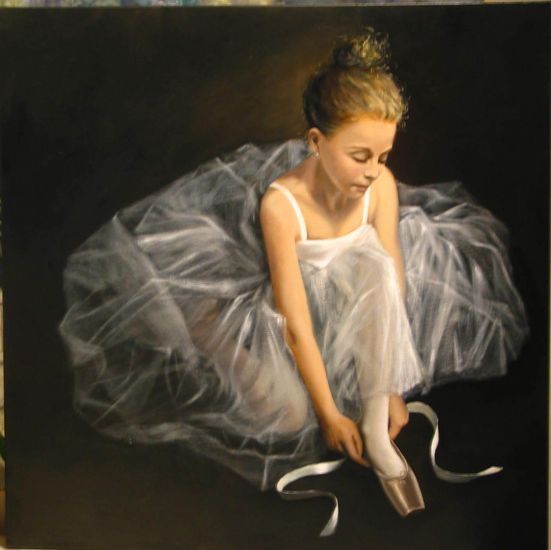 bailarina Oil Canvas Landscaping